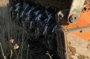 Mulczer leśny, usługi mulczowania, mulczowanie pod inwestycje