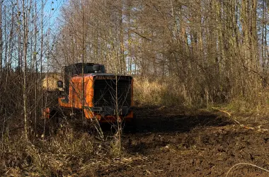 Mulczer leśny, usługi mulczowania, mulczowanie pod inwestycje